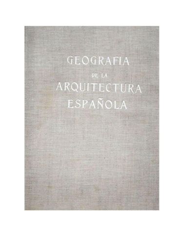 Portada del libro de Geografía de la arquitectura española