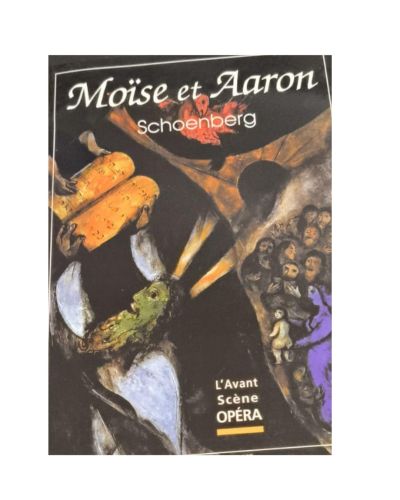 Portada del libro de Moĩse et Aaron : opéra en trois actes