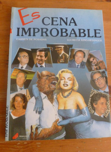 Portada del libro de ESCENA IMPROBABLE.CARMEN POSADAS.LUCRECIA KING-HEDINGER. TAULAR. 1986 170 pp