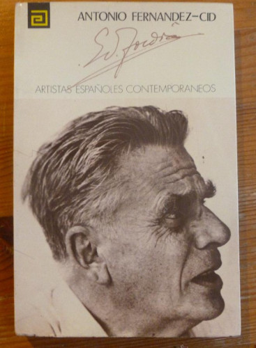 Portada del libro de EDUARDO TOLDRA. ANTONIO FDEZ-CID. ARTISTAS ESPAÑOLES CONTEMPORANEOS. 1977