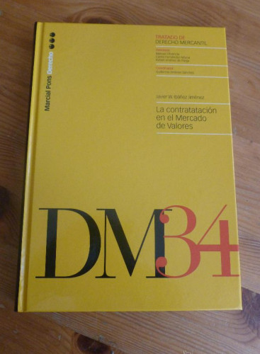 Portada del libro de LA CONTRATACION EN EL MERCADO DE VALORES. IBAÑEZ JIMENEZ. ED. MARCIAL PONS. 2001 404 pp