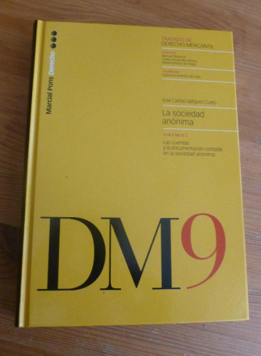 Portada del libro de LA SOCIEDAD ANONIMA. JOSE CARLOS VAZQUEZ CUETO. MARCIAL PONS. 2001 398 pp