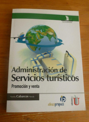 Portada del libro de administracion de servicios turisticos