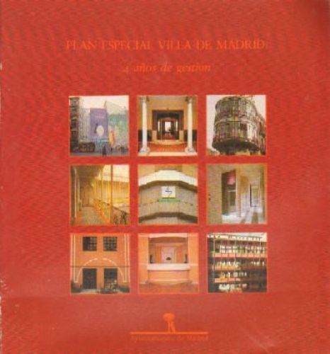 Portada del libro de Plan Especial Villa de Madrid. Cuatro Anos de Gestion