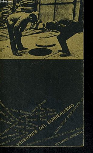 Portada del libro de Reverdy, Breton, De Chirico, Péret y otras versiones del surrealismo