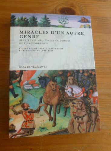 Portada del libro de Miracles d'un autre genre Casa de Velázquez. OLIVIER BIAGGINI y MILLAND-BOVE.2012 342 pp