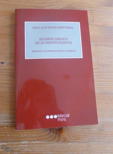 Portada del libro de Regimen Juridico De La Videovigilancia