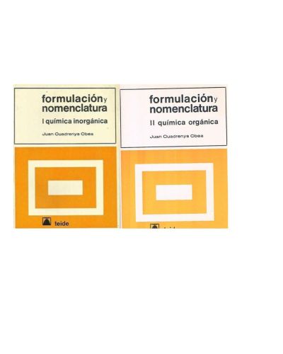 Portada del libro de FORMULACIÓN Y NOMENCLATURA. I Y 2