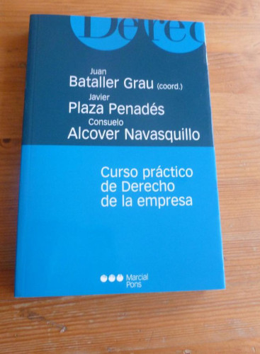 Portada del libro de CURSO PRACTICO DE DERECHO DE LA EMPRESA. GRAU, PENADES y NAVASQUILLO. M. PONS. 2004 362 pp