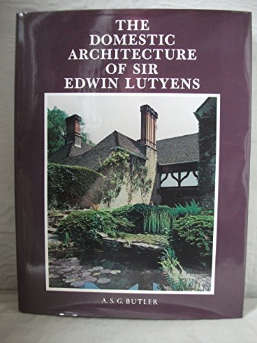 Portada del libro de The Domestic Architecture of Sir Edwin Lutyens