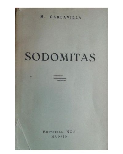 Portada del libro de SODOMITAS