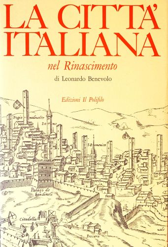 Portada del libro de La città italiana nel Rinascimento