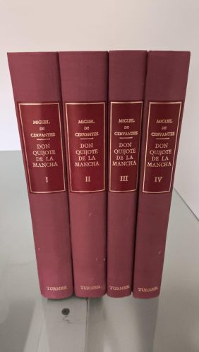Portada del libro de Don Quijote de la Mancha TOMOS I-IV