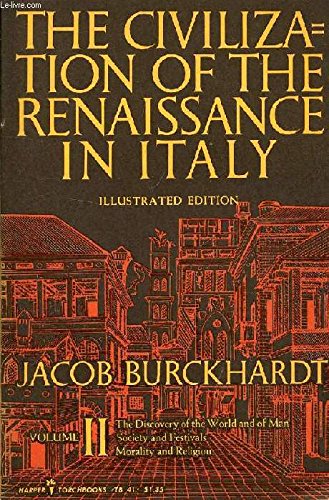 Portada del libro de The Civilization of the Renaissance in Italy, Vol. 2 (Harper Torchbooks, TB40-41)
