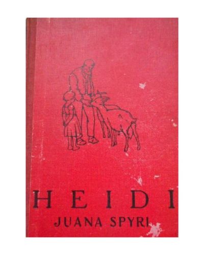 Portada del libro de HEIDI. JUANA SPYRI