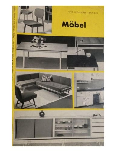 Portada del libro de Muebles diseño decoración . Móbel. Wie Wohnen .Band 3