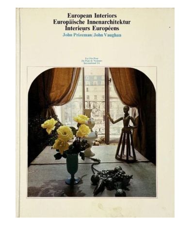 Portada del libro de John Prizeman, European Interiors, with photographs