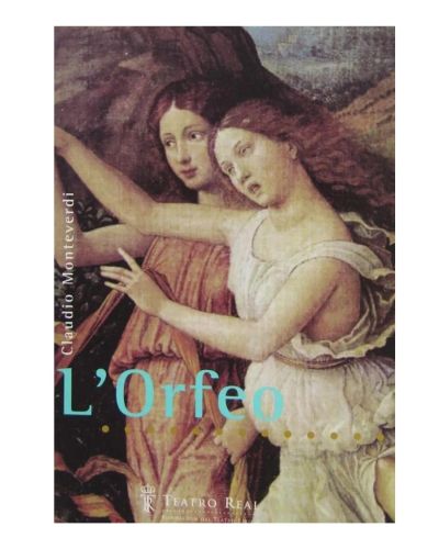 Portada del libro de L´ORFEO. MONTEVERDI. TEATRO REAL
