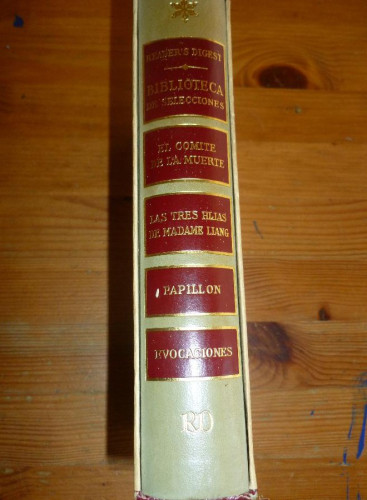 Portada del libro de NOAH GORDON. PEARL S.BUCK HENRI CHARRIERE. RUMER GODDEN. READER'S DIGEST 1970 510 pp