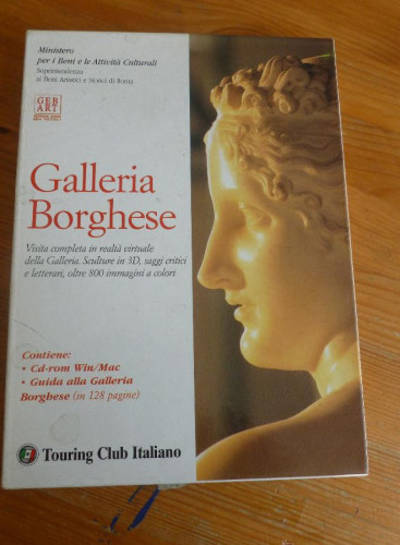 Portada del libro de GALERIA BORGHESE. VISITA COMPLETA GALLERIA. CD.ROM. GUIA Y BORGHESE. 128 PP-TOURING ITALIANO