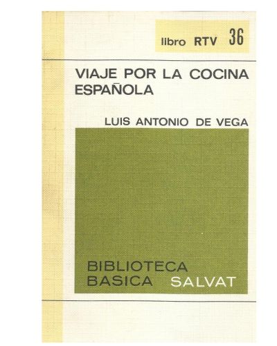 Portada del libro de Viaje por la cocina Española