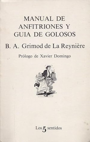 Portada del libro de Manual de anfitriones y guía de golosos