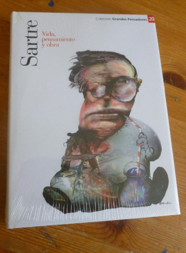 Portada del libro de SARTRE. VIDA, PENSAMIENTO Y OBRA. EL MUNDO. PLANETA. PRECINTADO.