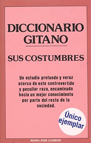 Portada del libro de Diccionario gitano
