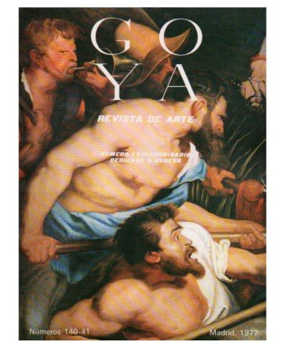 Portada del libro de GOYA. Revista de Arte. Nº 140-141. 