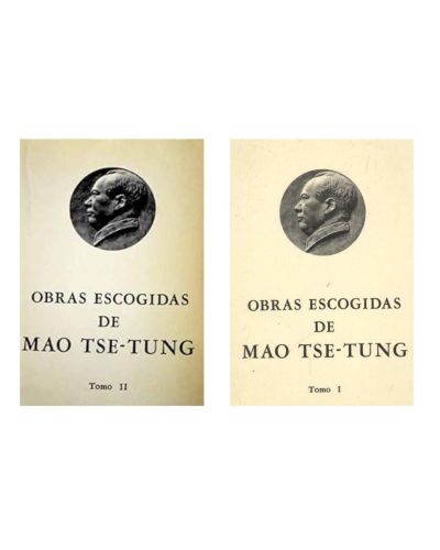 Portada del libro de Obras escogidas de Mao Tse-Tung. Vol.  II Y III