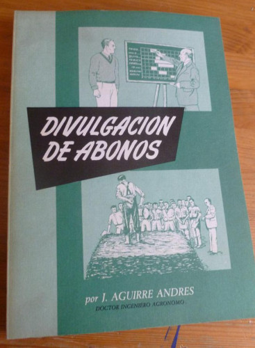 Portada del libro de DIVULGACIÓN DE ABONOS. 2ª edición.