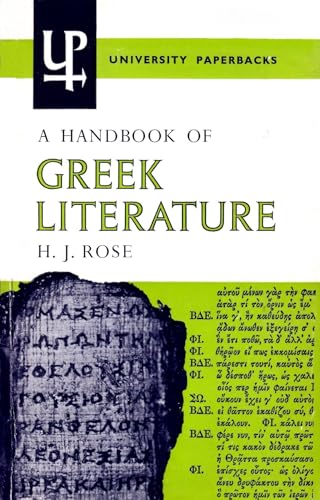 Portada del libro de A Handbook of Greek Literature