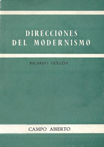 Portada del libro de Direcciones del Modernismo