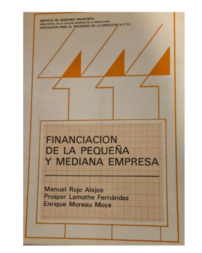 Portada del libro de Financiación de la pequeña y mediana empresa