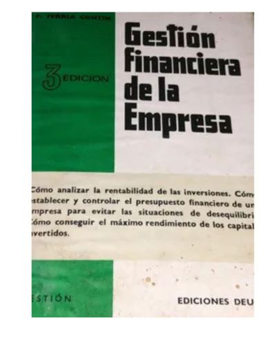 Portada del libro de Gestión Financiera De La Empresa