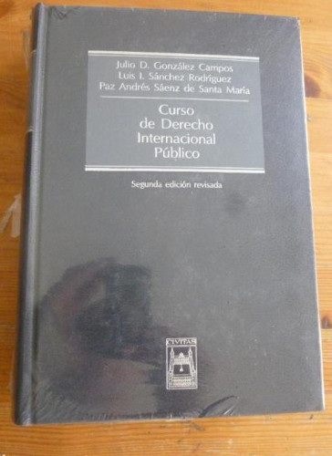 Portada del libro de Curso de derecho internacional publico