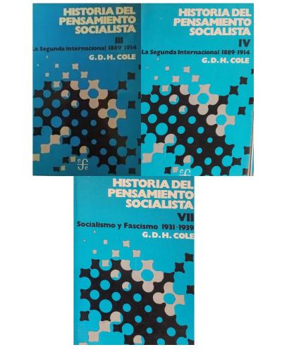 Portada del libro de Historia del pensamiento socialista. TOMOS III, IV Y VII