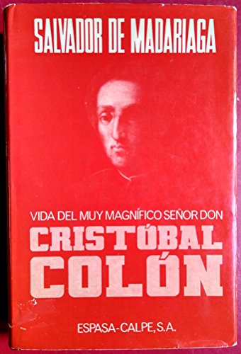 Portada del libro de Vida del muy magnífico señor don Cristóbal Colón