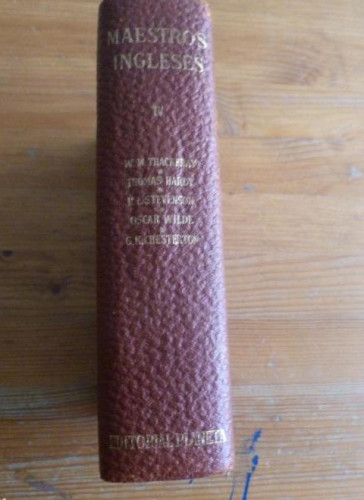 Portada del libro de MAESTROS INGLESES. VOL IV. PLANETA. 1ºED 1962 2000pp.