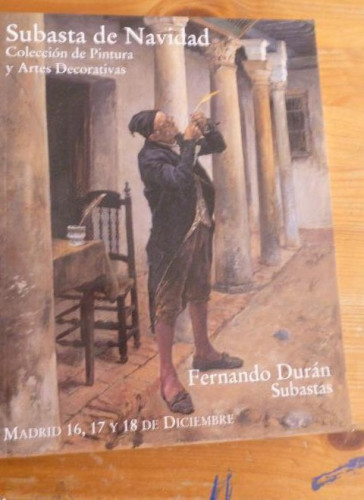 Portada del libro de SUBASTA DE NAVIDAD. PINTURA Y ARTES DECORATIVAS. DURAN. 2002 190pp