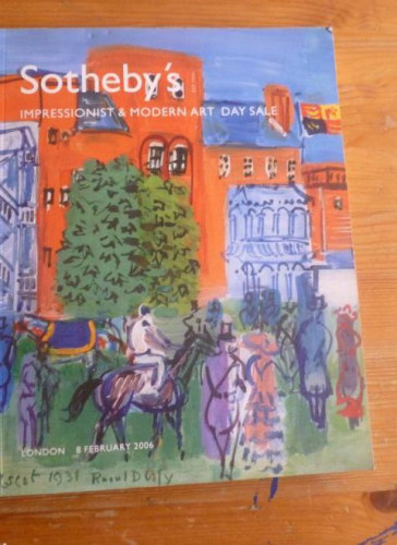 Portada del libro de SOTHEBY'S IMPRESSIONIST&MODERN ART DAY SALE LONDON 2006