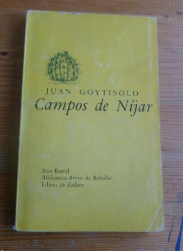 Portada del libro de CAMPOS DE NIJAR. JUAN GOYTISOLO. SEIX BARRAL. 1978 126pp