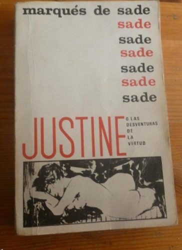 Portada del libro de JUSTINE. MARQUES DE SADE. BAAL ED. MEXICO. 1961 319pp