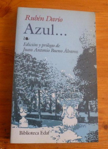 Portada del libro de AZUL. RUBEN DARIO. ED. EDAF. 2003 190pp