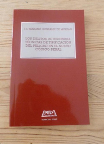 Portada del libro de Los delitos de incendio