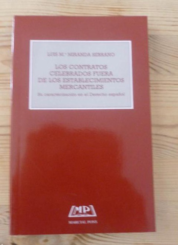 Portada del libro de CONTRATOS CELEBRADOS FUERA DE LOS ESTABLECIMIENTOS MERCANTILES, LOS
