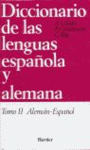 Portada del libro de DICCIONARIO DE LAS LENGUAS ESPAÑOLA Y ALEMANA 