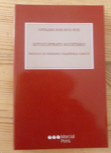 Portada del libro de AUTOCONTRATO SOCIETARIO