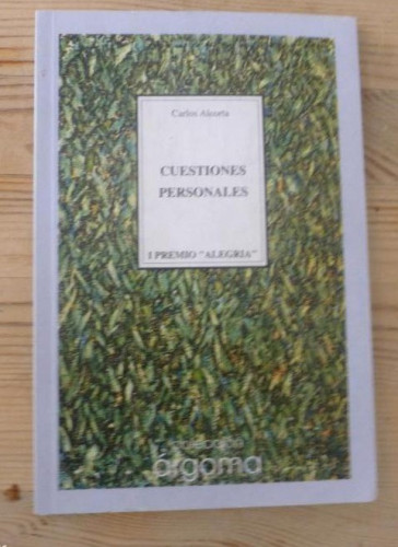 Portada del libro de Cuestiones personales