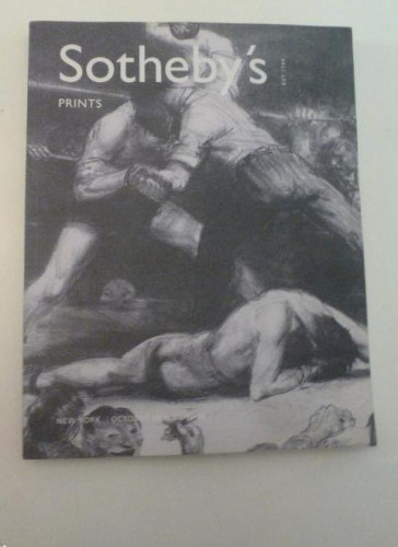 Portada del libro de SOTHEBY'S PRINTS NEW YORK OCTOBER 29&30 20004